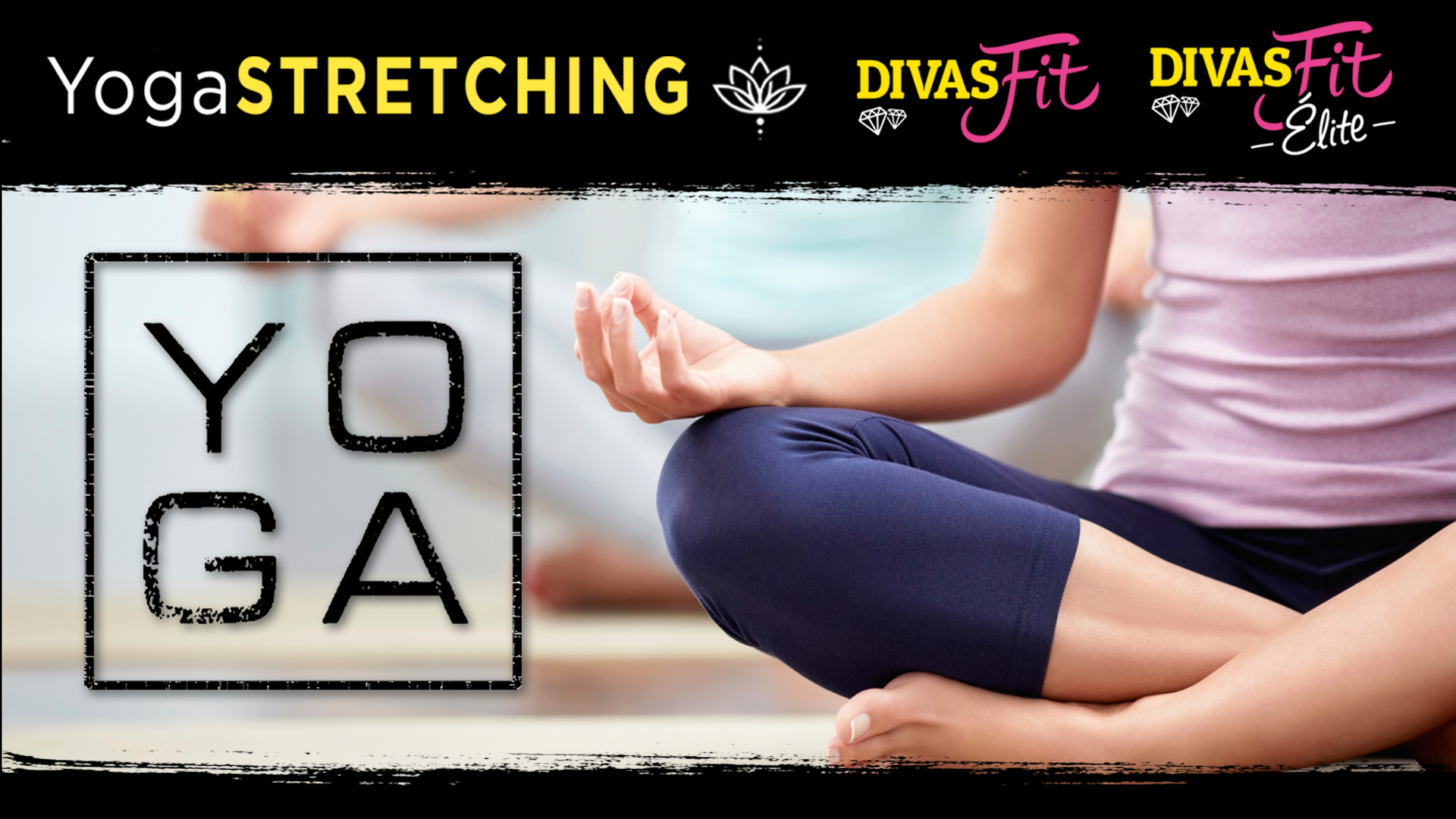 Visuel cours Yoga stretching de DivasFit